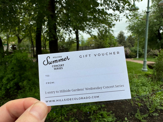 Hillside Summer Concert Gift Card